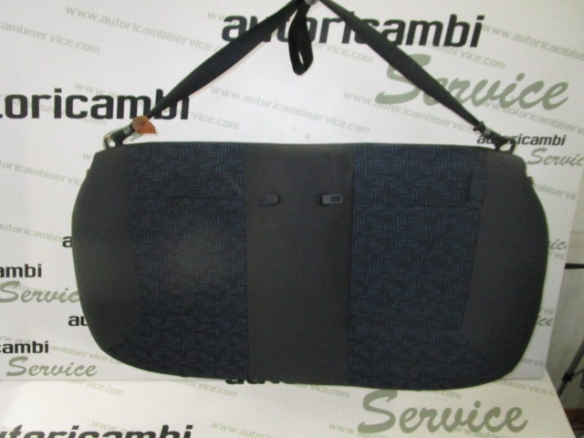BACKREST BACKS FULL FABRIC OEM N. SCHIENALE POSTERIORE TESSUTO ORIGINAL PART ESED RENAULT TWINGO (09/2006 - 11/2011) BENZINA 12  YEAR OF CONSTRUCTION 2009