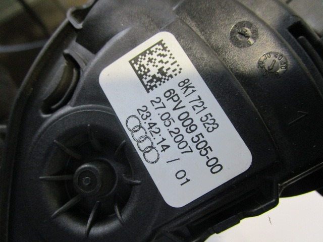 PEDALS & PADS  OEM N. 8K1721523 ORIGINAL PART ESED AUDI A5 8T COUPE/5P (2007 - 2011) DIESEL 30  YEAR OF CONSTRUCTION 2007