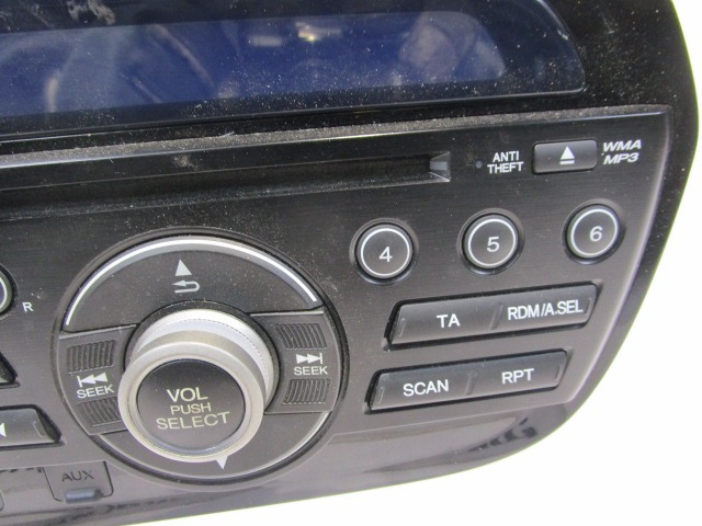 RADIO CD?/ AMPLIFIER / HOLDER HIFI SYSTEM OEM N. 39100-TM8-G01 ORIGINAL PART ESED HONDA INSIGHT MK2 (2009 - 10/2013) IBRIDO 13  YEAR OF CONSTRUCTION 2009