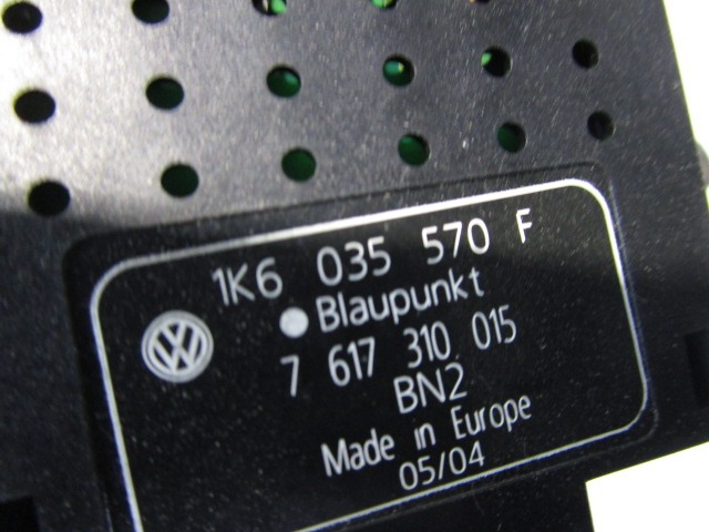 AMPLIFICATORE / CENTRALINA ANTENNA OEM N. 1K6035570F ORIGINAL PART ESED VOLKSWAGEN GOLF MK5 BER/SW (02/2004-11/2008) BENZINA 16  YEAR OF CONSTRUCTION 2004