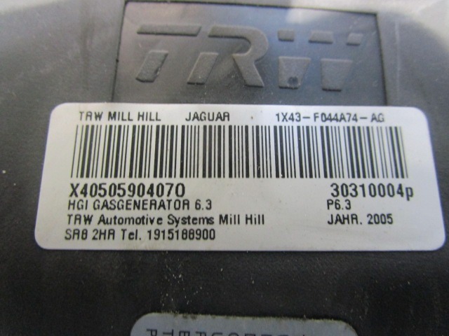 AIR BAG MODULE FOR PASSENGER SIDE OEM N. 1X43-F044A74-AG ORIGINAL PART ESED JAGUAR X-TYPE BER/SW (2001-2005) DIESEL 20  YEAR OF CONSTRUCTION 2005