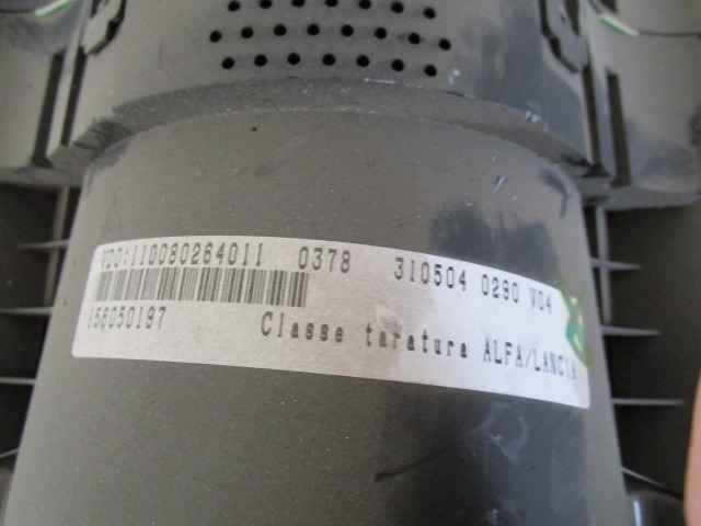 INSTRUMENT CLUSTER / INSTRUMENT CLUSTER OEM N. 156050197 ORIGINAL PART ESED ALFA ROMEO GT 937 (2003 - 2010) DIESEL 19  YEAR OF CONSTRUCTION 2004