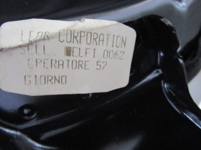 SITTING BACK FULL FABRIC SEATS OEM N. 18899 SEDUTA POSTERIORE INTERA TESSUTO ORIGINAL PART ESED FIAT GRANDE PUNTO 199 (2005 - 2012) DIESEL 13  YEAR OF CONSTRUCTION 2005