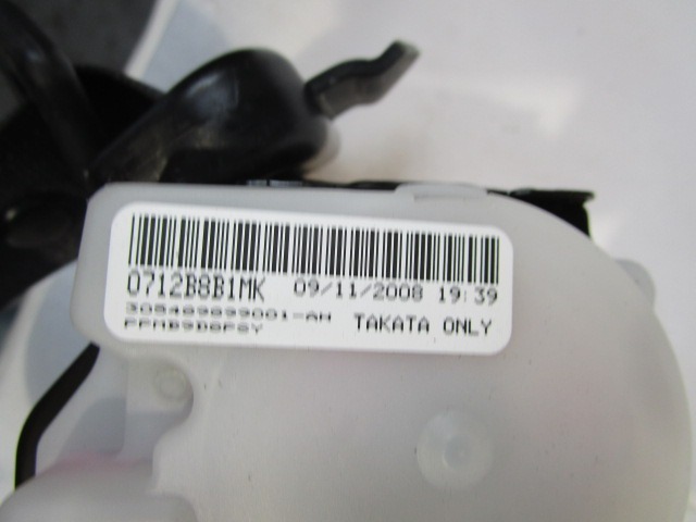 SEFETY BELT OEM N. 0712B8B1MK ORIGINAL PART ESED SAAB 9-3 BER/SW/CABRIO (2007 - 2013) DIESEL 19  YEAR OF CONSTRUCTION 2009