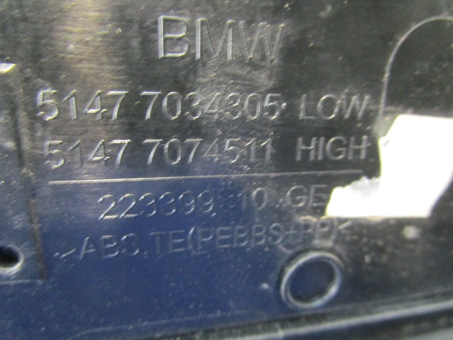 TRIM PANEL LEG ROOM OEM N. 51477897243 ORIGINAL PART ESED BMW SERIE 5 E60 E61 (2003 - 2010) DIESEL 30  YEAR OF CONSTRUCTION 2005