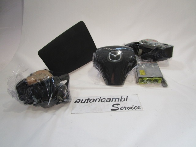 KIT COMPLETE AIRBAG OEM N. 16865 KIT AIRBAG COMPLETO ORIGINAL PART ESED MAZDA 6 GG GY (2003-2008) DIESEL 20  YEAR OF CONSTRUCTION 2007