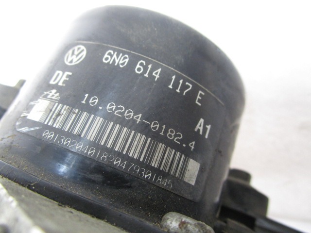 HYDRO UNIT DXC OEM N. 6N0614117E ORIGINAL PART ESED VOLKSWAGEN LUPO (04/1999 - 05/2005) BENZINA 10  YEAR OF CONSTRUCTION 1999