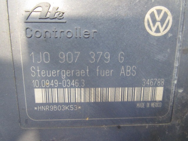 HYDRO UNIT DXC OEM N. 6N0614117E ORIGINAL PART ESED VOLKSWAGEN LUPO (04/1999 - 05/2005) BENZINA 10  YEAR OF CONSTRUCTION 1999