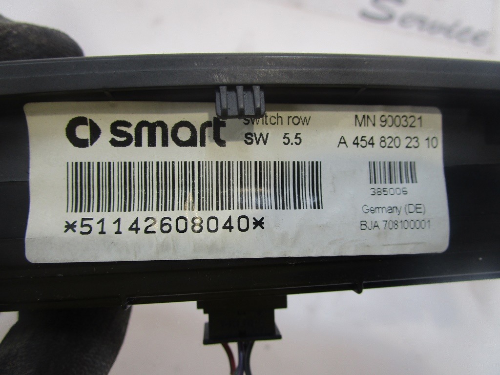 SWITCH HAZARD WARNING/CENTRAL LCKNG SYST OEM N. MN900321 A4548202310 ORIGINAL PART ESED SMART FORFOUR (2004 - 2006) DIESEL 15  YEAR OF CONSTRUCTION 2005