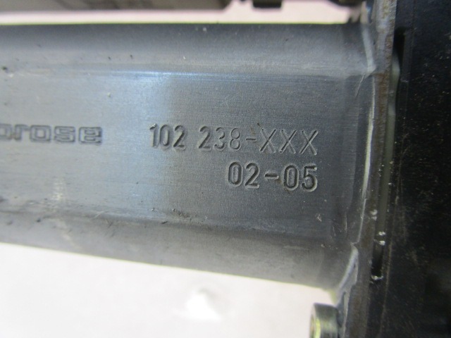 DOOR WINDOW LIFTING MECHANISM FRONT OEM N. 9634457480 ORIGINAL PART ESED PEUGEOT 307 BER/SW/CABRIO (2001 - 2009) DIESEL 20  YEAR OF CONSTRUCTION 2005