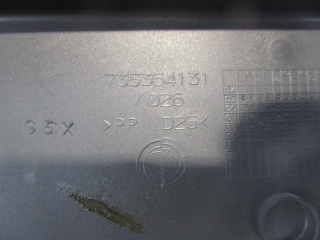 GLOVE BOX OEM N. 735364131 ORIGINAL PART ESED FIAT CROMA (11-2007 - 2010) DIESEL 19  YEAR OF CONSTRUCTION 2008