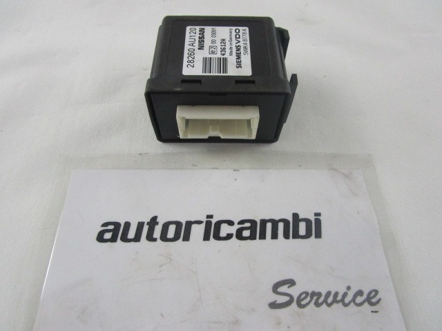 VARIOUS CONTROL UNITS OEM N. 28260AU120 ORIGINAL PART ESED NISSAN ALMERA / ALMERA TINO (2000 - 2006) DIESEL 22  YEAR OF CONSTRUCTION 2005