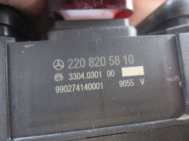 SWITCH HAZARD WARNING/CENTRAL LCKNG SYST OEM N. 2208205810 ORIGINAL PART ESED MERCEDES CLASSE S W220 (1998 - 2006)BENZINA 50  YEAR OF CONSTRUCTION 1999