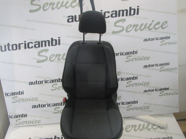 SEAT FRONT DRIVER SIDE LEFT . OEM N. 19354 120 SEDILE ANTERIORE SINISTRO TESSUTO ORIGINAL PART ESED PEUGEOT 207 / 207 CC WA WC WK (05/2009 - 2015) DIESEL 14  YEAR OF CONSTRUCTION 2010