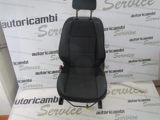 SEAT FRONT DRIVER SIDE LEFT . OEM N. 19354 120 SEDILE ANTERIORE SINISTRO TESSUTO ORIGINAL PART ESED PEUGEOT 207 / 207 CC WA WC WK (05/2009 - 2015) DIESEL 14  YEAR OF CONSTRUCTION 2010