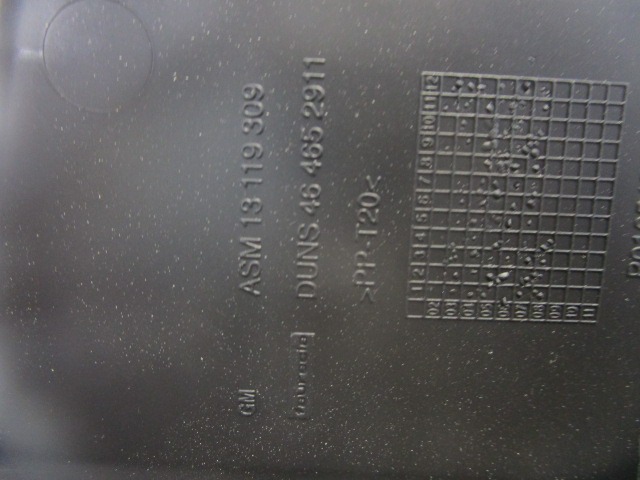 GLOVE BOX OEM N. 13119309 ORIGINAL PART ESED OPEL MERIVA A R (2006 - 2010) BENZINA 14  YEAR OF CONSTRUCTION 2008