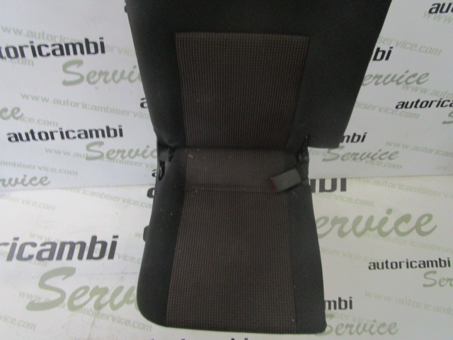 SEATS REAR  OEM N. 18228 SEDILE SDOPPIATO POSTERIORE TESSUTO ORIGINAL PART ESED OPEL MERIVA A R (2006 - 2010) BENZINA 14  YEAR OF CONSTRUCTION 2008