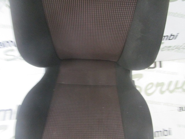SEAT FRONT DRIVER SIDE LEFT . OEM N. 18228 122 SEDILE ANTERIORE SINISTRO TESSUTO ORIGINAL PART ESED OPEL MERIVA A R (2006 - 2010) BENZINA 14  YEAR OF CONSTRUCTION 2008