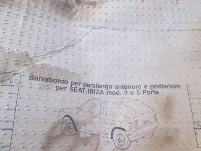 TAIL / FENDER OEM N.  ORIGINAL PART ESED SEAT IBIZA MK1 (1984 - 1993)BENZINA 12  YEAR OF CONSTRUCTION 1985