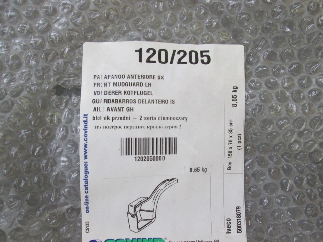 OTHER OEM N. 500318079 ORIGINAL PART ESED IVECO EUROCARGO (2002 - 2008)DIESEL 39  YEAR OF CONSTRUCTION 2003