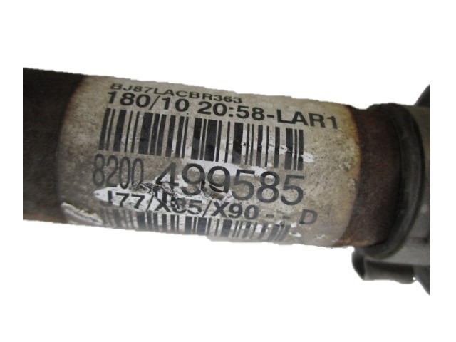 EXCH. OUTPUT SHAFT, LEFT OEM N. 8200499585 ORIGINAL PART ESED RENAULT CLIO (05/2009 - 2013) DIESEL 15  YEAR OF CONSTRUCTION 2010