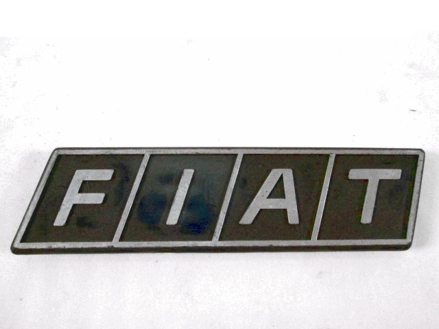FRONT EMBLEM OEM N.  ORIGINAL PART ESED FIAT 127 (1971 - 1987)BENZINA 9  YEAR OF CONSTRUCTION 1971
