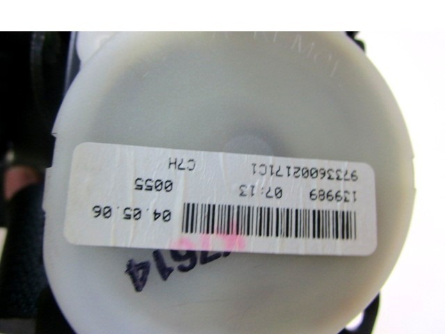 SEFETY BELT OEM N. 7336002171C1 ORIGINAL PART ESED TOYOTA COROLLA E120/E130 (2000 - 2006) DIESEL 14  YEAR OF CONSTRUCTION 2006