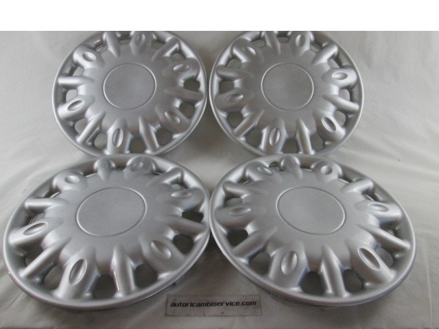 06 SET 4 WHEEL COVERS  OEM N.  ORIGINAL PART ESED ZZZ (ALTRO)   YEAR OF CONSTRUCTION