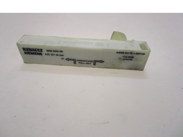 AMPLIFICATORE / CENTRALINA ANTENNA OEM N. 285900006R A2C53158504 ORIGINAL PART ESED RENAULT LAGUNA MK3 BER/SW (10/2007 - 08/2010) DIESEL 20  YEAR OF CONSTRUCTION 2008