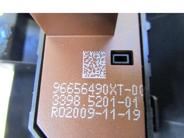 VARIOUS SWITCHES OEM N. 96656490XT ORIGINAL PART ESED PEUGEOT 5008 (2009 - 2013) DIESEL 16  YEAR OF CONSTRUCTION 2010