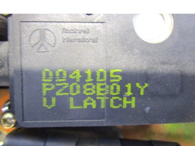 CENTRAL DOOR LOCK REAR LEFT DOOR OEM N. 9138C6 ORIGINAL PART ESED CITROEN C8 (2002 - 2008) DIESEL 22  YEAR OF CONSTRUCTION 2005