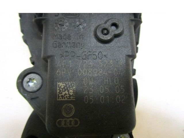 PEDALS & PADS  OEM N. 4F1723523A ORIGINAL PART ESED AUDI A6 C6 4F2 4FH 4F5 BER/SW/ALLROAD (07/2004 - 10/2008) DIESEL 30  YEAR OF CONSTRUCTION 2005