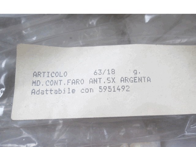 MOULDINGS FENDER OEM N. 5951492 ORIGINAL PART ESED FIAT ARGENTA (1981 - 1985)BENZINA 20  YEAR OF CONSTRUCTION 1981