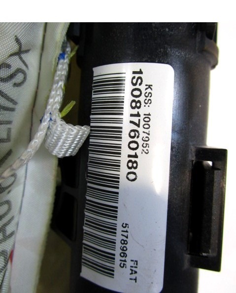 HEAD AIRBAG, LEFT OEM N. 51789615 ORIGINAL PART ESED FIAT CROMA (11-2007 - 2010) DIESEL 19  YEAR OF CONSTRUCTION 2008