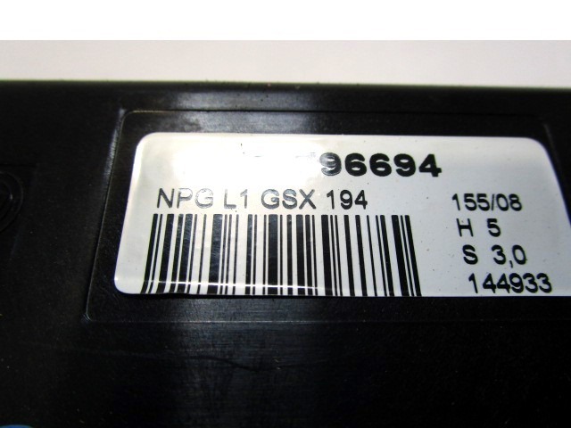 CONTROL OF THE FRONT DOOR OEM N. 51796694 ORIGINAL PART ESED FIAT CROMA (11-2007 - 2010) DIESEL 19  YEAR OF CONSTRUCTION 2008