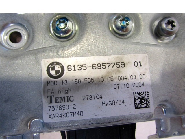 CONTROL OF THE FRONT DOOR OEM N. 6135-6957759 ORIGINAL PART ESED BMW SERIE 5 E60 E61 (2003 - 2010) DIESEL 30  YEAR OF CONSTRUCTION 2004