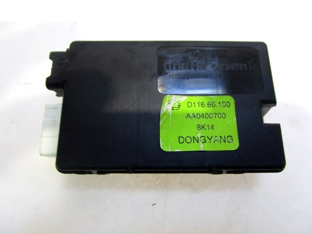 VARIOUS CONTROL UNITS OEM N. AA0400700 ORIGINAL PART ESED DR 5 (2007 - 07/2014) BENZINA/GPL 16  YEAR OF CONSTRUCTION 2010