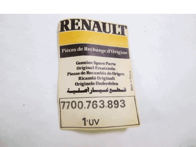 COVER, WHEEL HOUSING, FRONT OEM N. 7700763893 ORIGINAL PART ESED RENAULT 5 SUPERCINQUE (1984 - 1996)BENZINA 11  YEAR OF CONSTRUCTION 1984