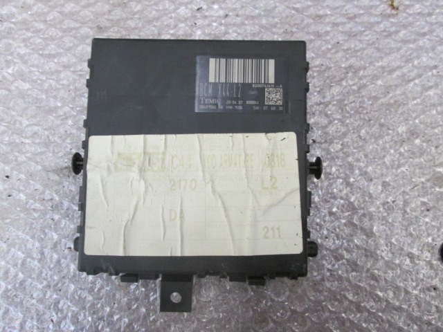 Body Computer/ Rem OEM  RENAULT TWINGO (09/2006 - 11/2011)  12 BENZINA Year 2007 spare part used