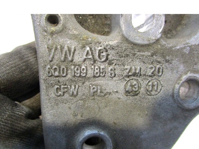ENGINE SUPPORT OEM N. 6Q0199185S ORIGINAL PART ESED SEAT IBIZA MK4 BER/SW (2008 - 2012)BENZINA 12  YEAR OF CONSTRUCTION 2012