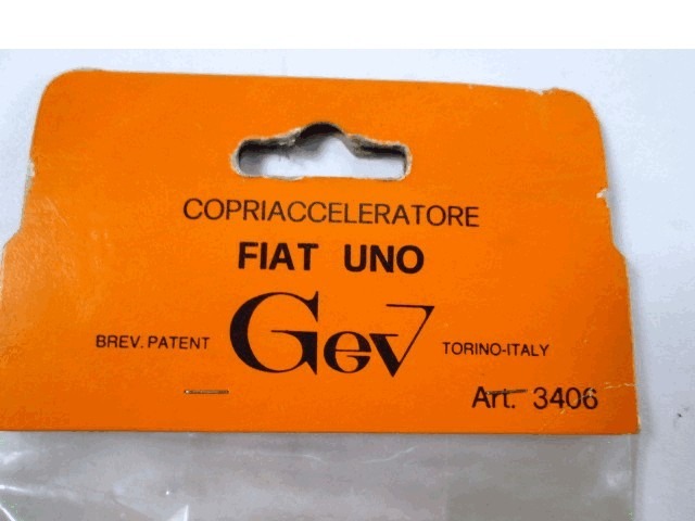 COVERS RUBBERS PEDALS OEM N. 3406 ORIGINAL PART ESED FIAT UNO MK1 (1983 -1989)BENZINA 10  YEAR OF CONSTRUCTION 1983