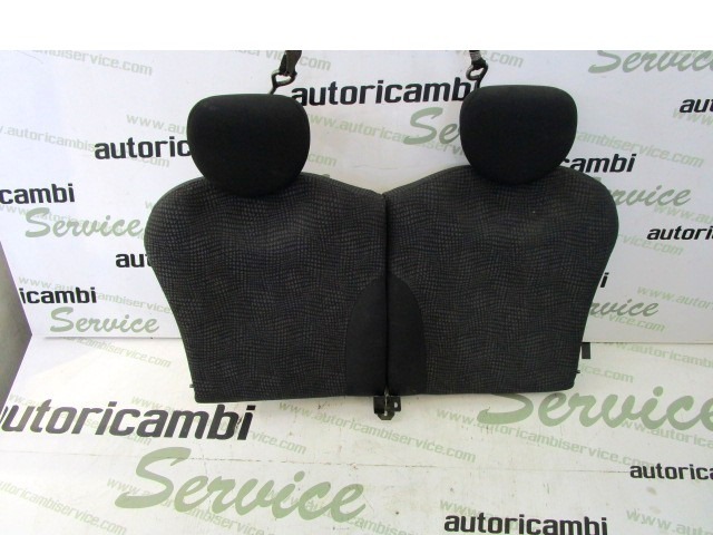 BACKREST BACKS FULL FABRIC OEM N. 15890 SCHIENALE POSTERIORE TESSUTO ORIGINAL PART ESED MINI COOPER / ONE R50 (2001-2006) BENZINA 16  YEAR OF CONSTRUCTION 2002