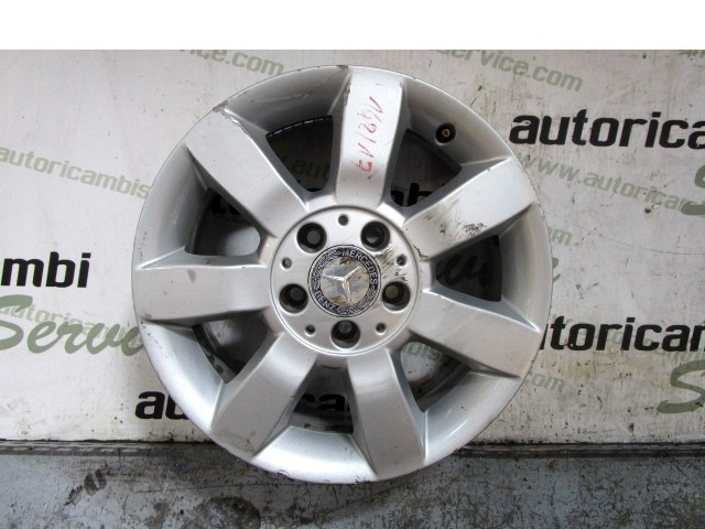 ALLOY WHEEL 16' OEM N. A1694011902 ORIGINAL PART ESED MERCEDES CLASSE A W169 5P C169 3P RESTYLING (05/2008 - 2012) BENZINA 15  YEAR OF CONSTRUCTION 2009