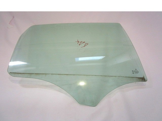 DOOR WINDOW, TINTED GLASS, REAR RIGHT OEM N. A1697350210 ORIGINAL PART ESED MERCEDES CLASSE A W169 5P C169 3P RESTYLING (05/2008 - 2012) DIESEL 20  YEAR OF CONSTRUCTION 2010