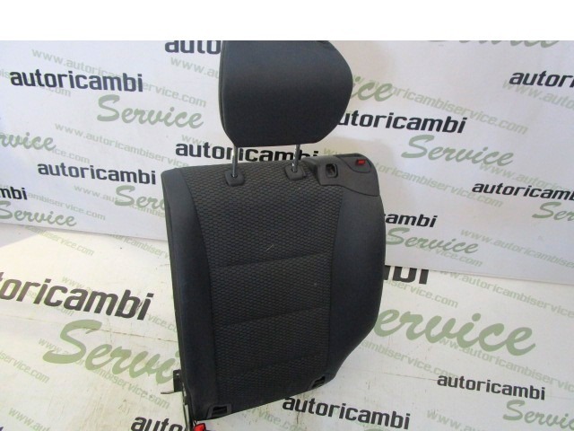 BACK SEAT BACKREST OEM N. 31060 SCHIENALE SDOPPIATO POSTERIORE TESSUTO ORIGINAL PART ESED MERCEDES CLASSE A W169 5P C169 3P RESTYLING (05/2008 - 2012) DIESEL 20  YEAR OF CONSTRUCTION 2010