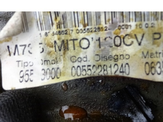COMPLETE ENGINES . OEM N. 955A3000 ORIGINAL PART ESED ALFA ROMEO MITO 955 (2008 - 2018) DIESEL 16  YEAR OF CONSTRUCTION 2009