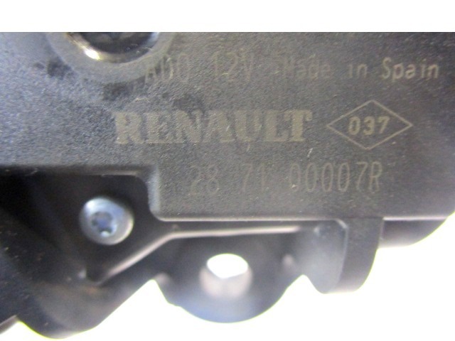 REAR WIPER MOTOR OEM N. 0390201847 287100007R ORIGINAL PART ESED RENAULT MEGANE MK3 BER/SPORTOUR/ESTATE (2009 - 2015) BENZINA 16  YEAR OF CONSTRUCTION 2010