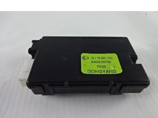 VARIOUS CONTROL UNITS OEM N. AA0400700 ORIGINAL PART ESED DR 5 (2007 - 07/2014) BENZINA/GPL 16  YEAR OF CONSTRUCTION 2008
