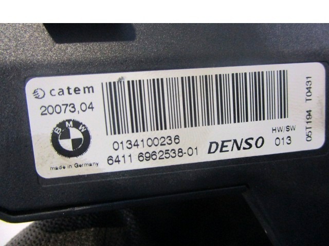 AUXILIARY HEATER OEM N. 64116962538 ORIGINAL PART ESED BMW SERIE 3 BER/SW/COUPE/CABRIO E90/E91/E92/E93 (2005 - 08/2008) DIESEL 20  YEAR OF CONSTRUCTION 2005