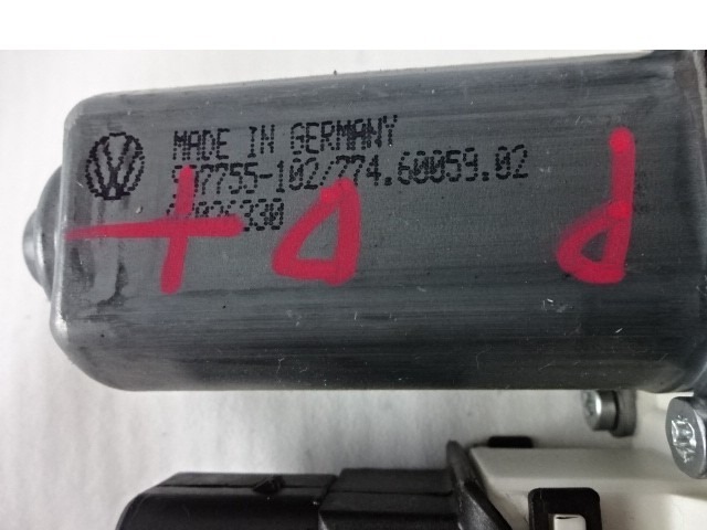 REAR DOOR WINDOW MOTOR OEM N. 3C9959704 ORIGINAL PART ESED VOLKSWAGEN PASSAT B6 3C BER/SW (2005 - 09/2010)  DIESEL 20  YEAR OF CONSTRUCTION 2006